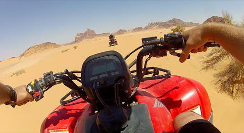 ATV Through Wadi Rum