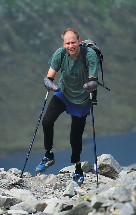 Jamie Andrew on Ben Nevis