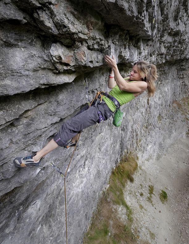 Lucy Creamer rock climb