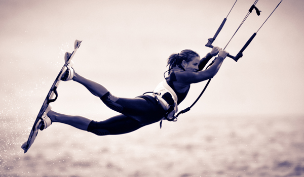 Tanja Rosenkranz kitesurfer