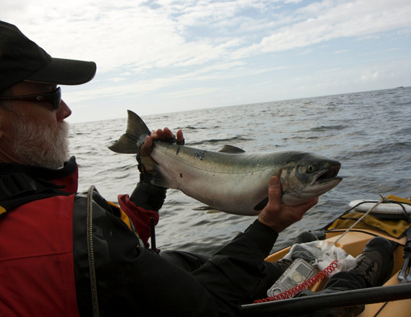 fishing and kayaking