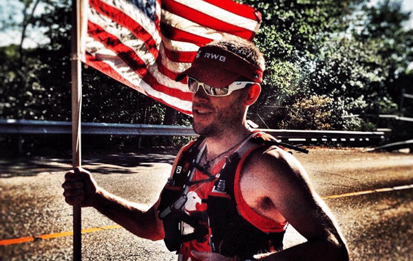 Dan Brostek: the runner flying the flag for US veterans