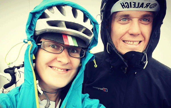 The internet romance that sparked a cycle challenge around the world
