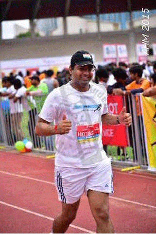 Satayarth describes how he is able to 'find himself' through the sport of running. 