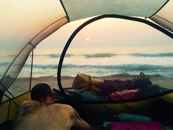 tent beach