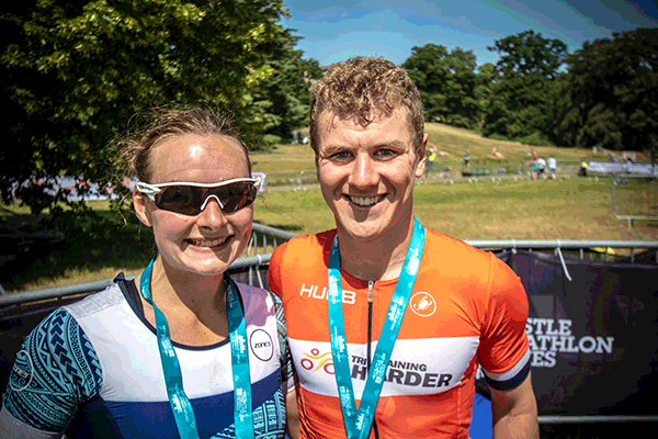 ‘Happy Mundays!’ Elite triathlon couple Mr and Mrs Munday make history with triathlon podium finishes June 25, 2018