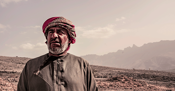 Oman goat herder